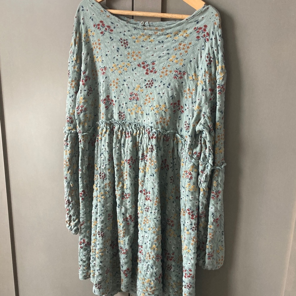 LC Lauren Conrad Floral Kids Dress - Blue and Yellow